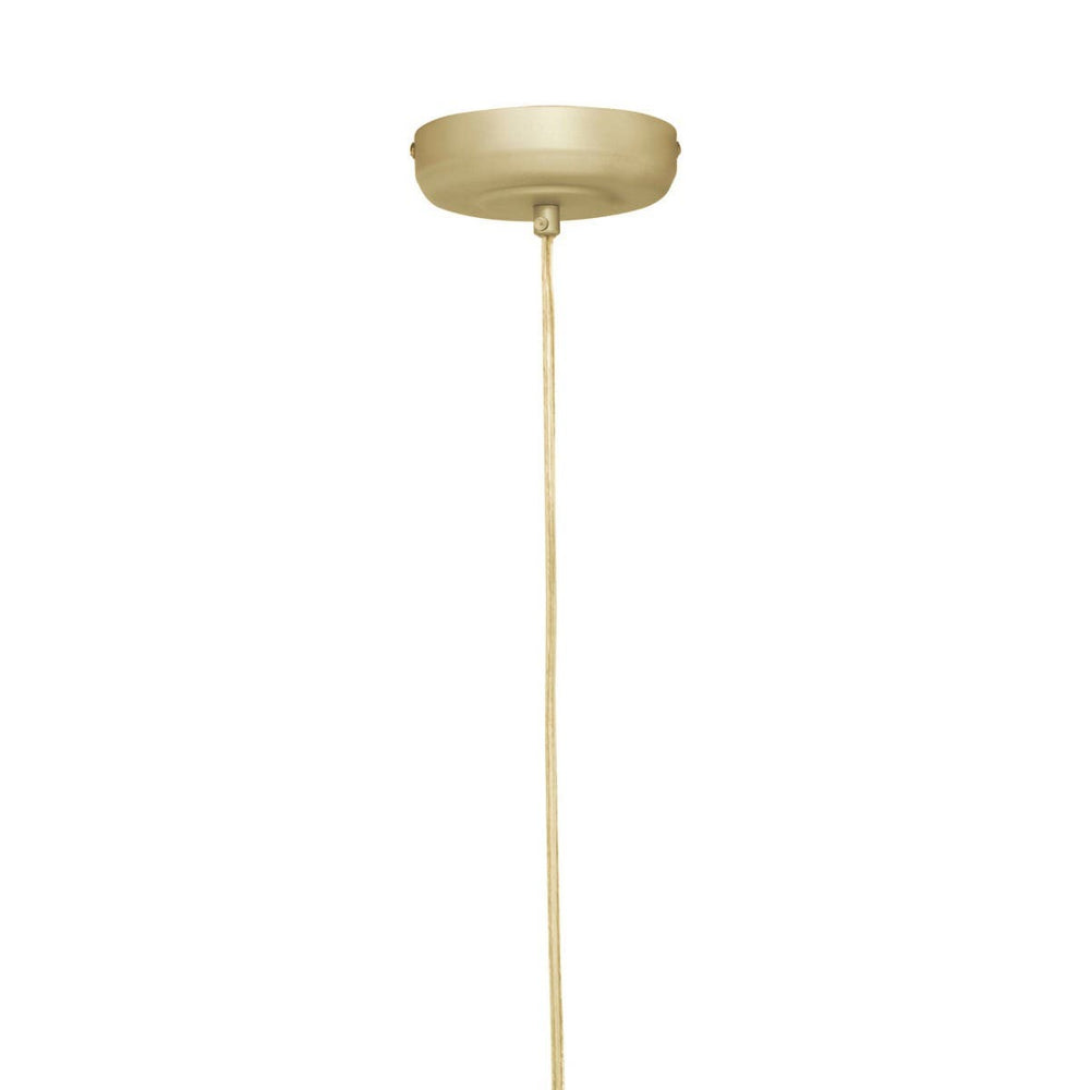 Modern Gold Wire Pendant Light