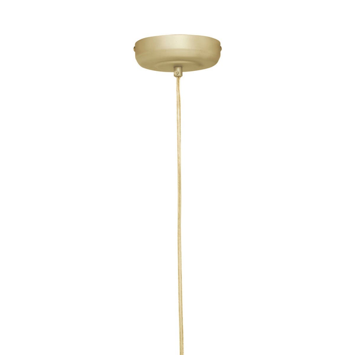 Modern Gold Wire Pendant Light