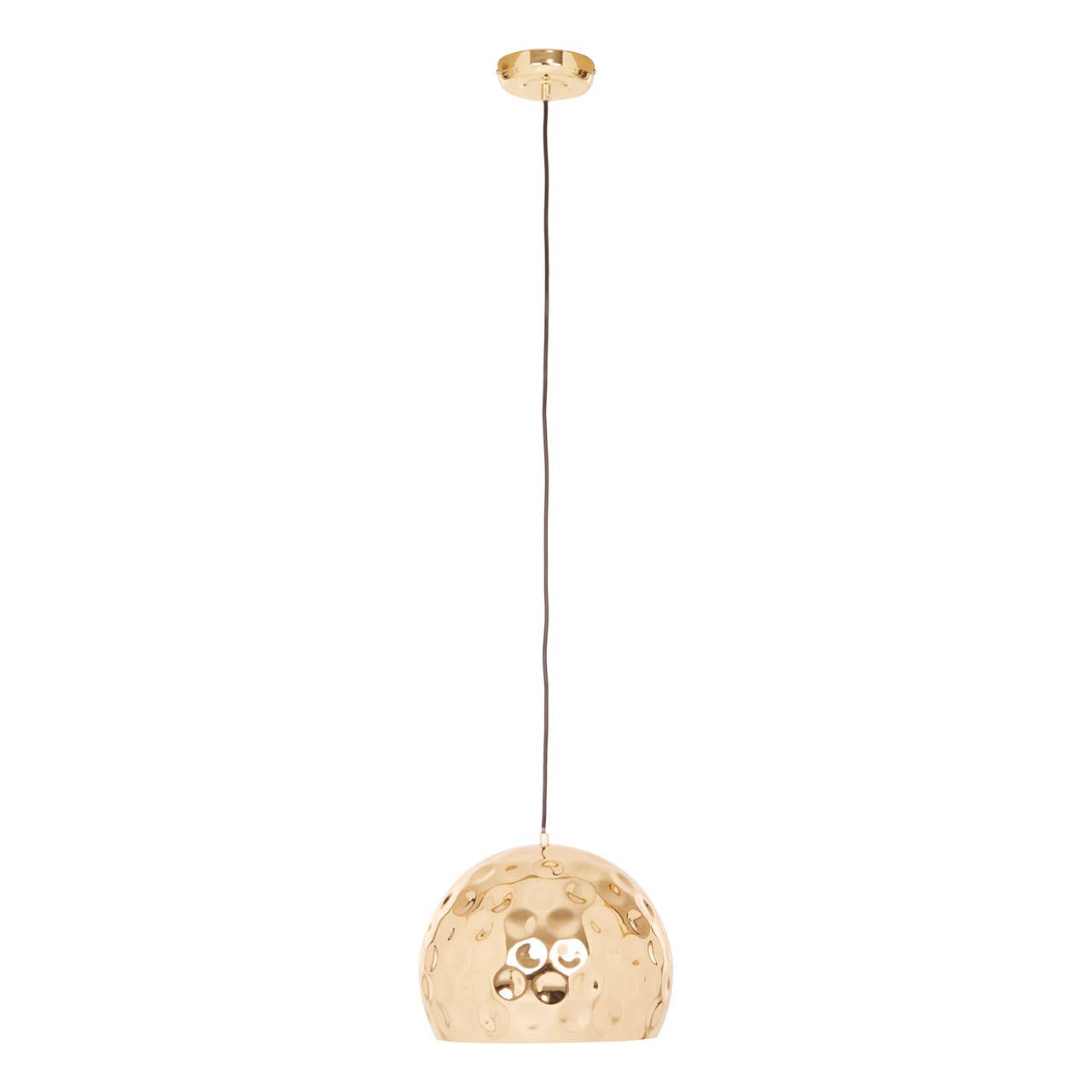 Luxe Hammered Dome Pendant Light