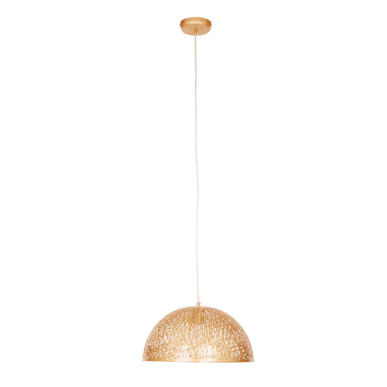 Golden Dome Pendant Light
