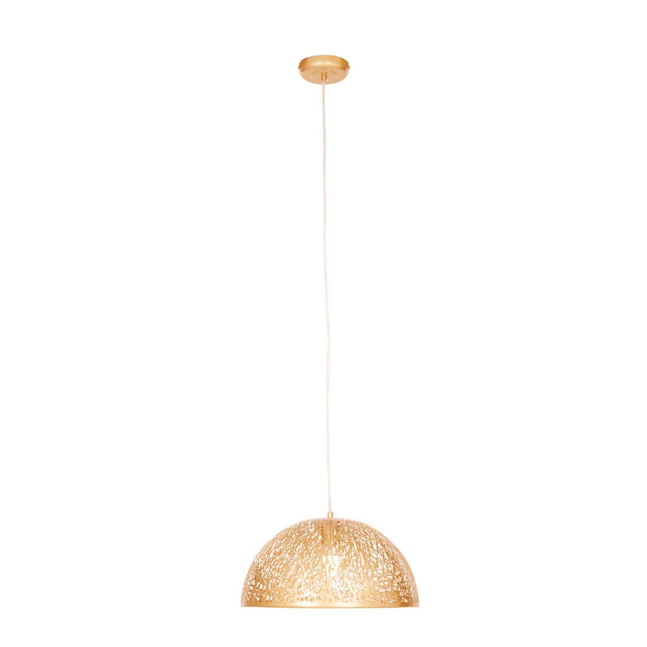Golden Dome Pendant Light