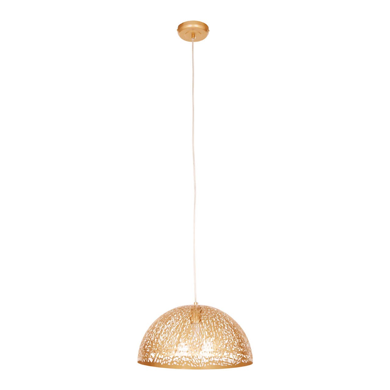 Golden Dome Pendant Light