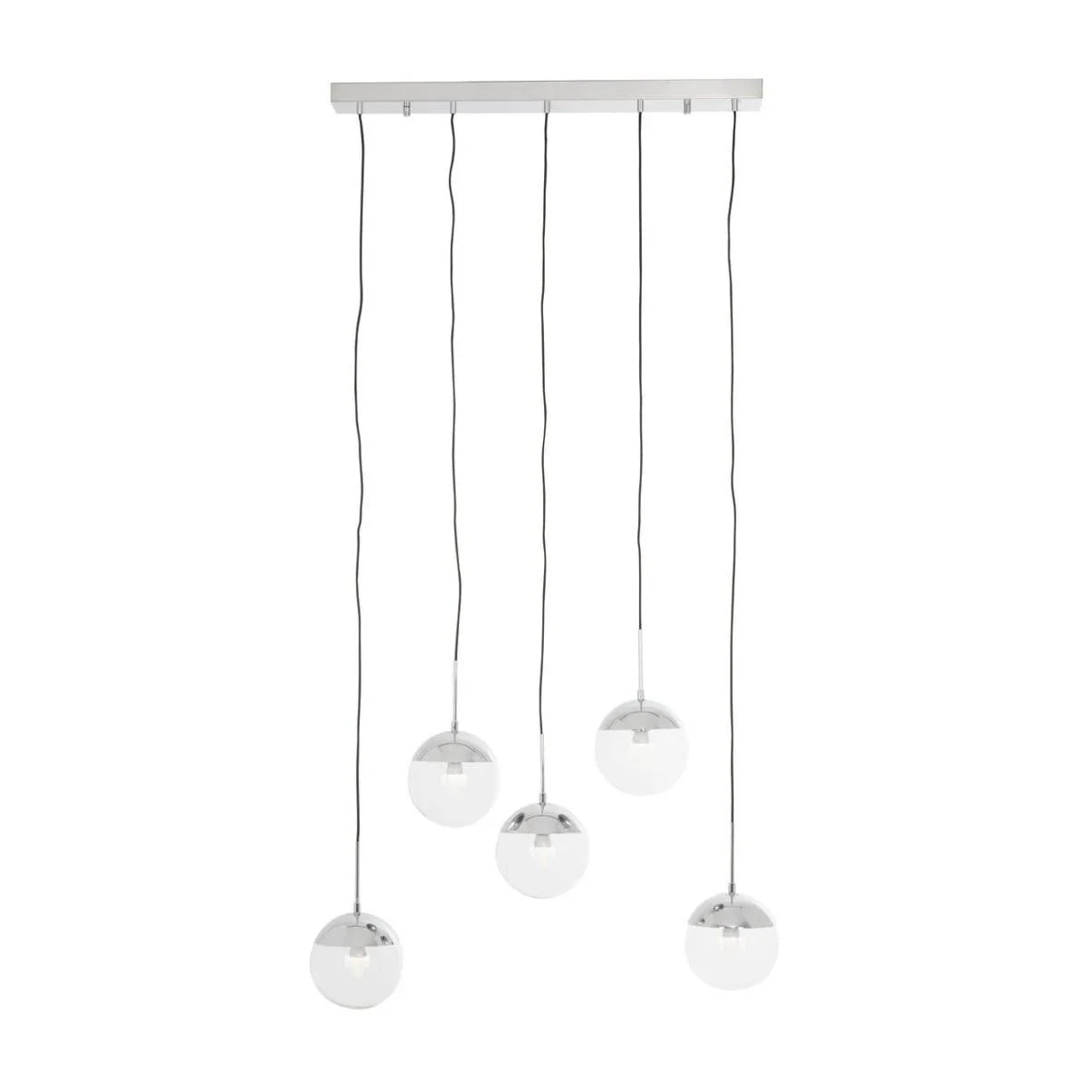 Chrome Glass Pendant Lighting