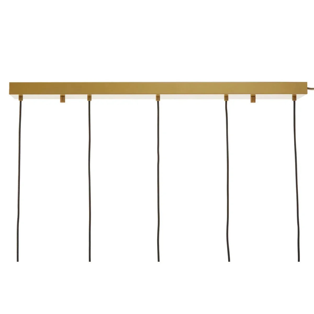 Abstract Gold Glass Pendant Light