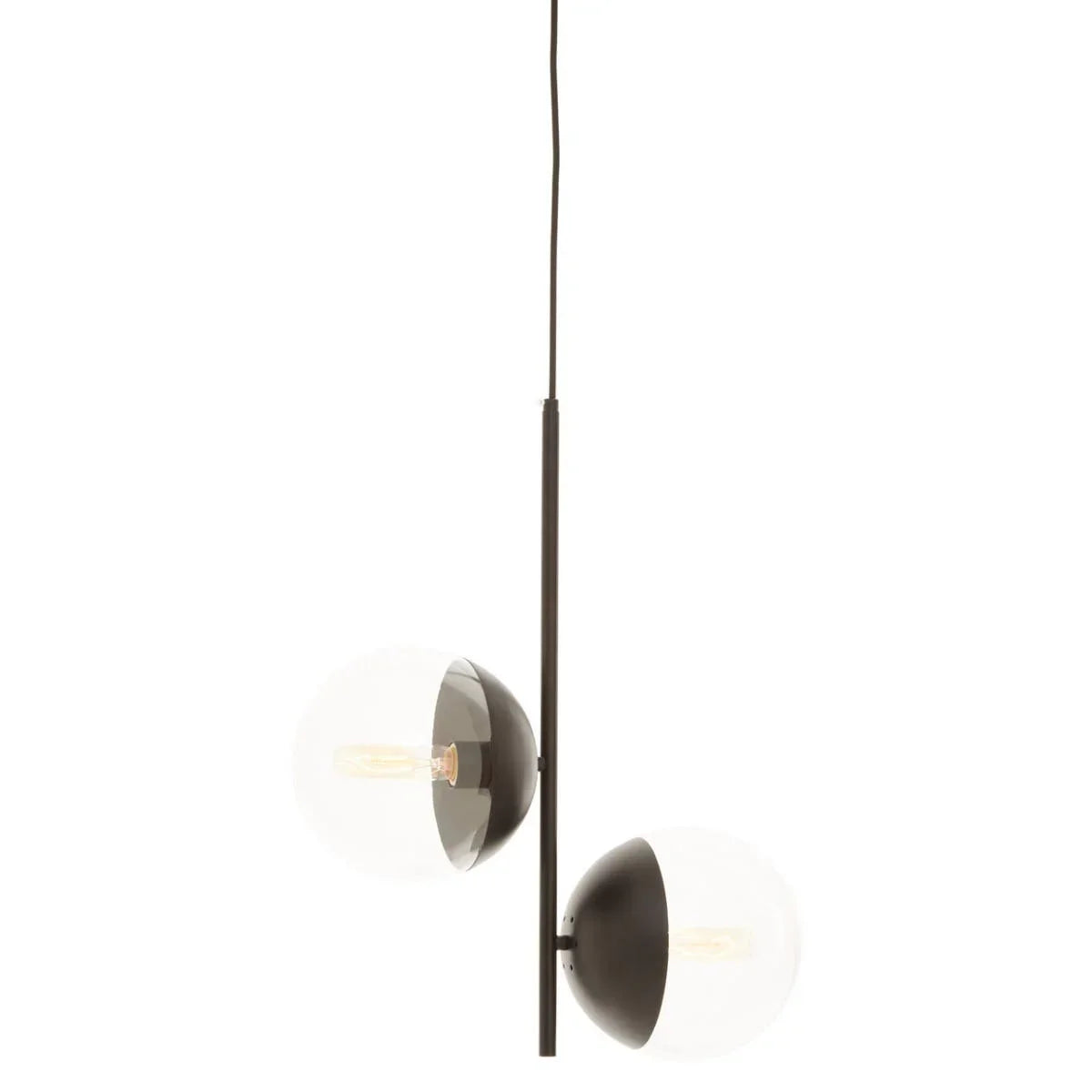 Modern Black Glass Pendant Light