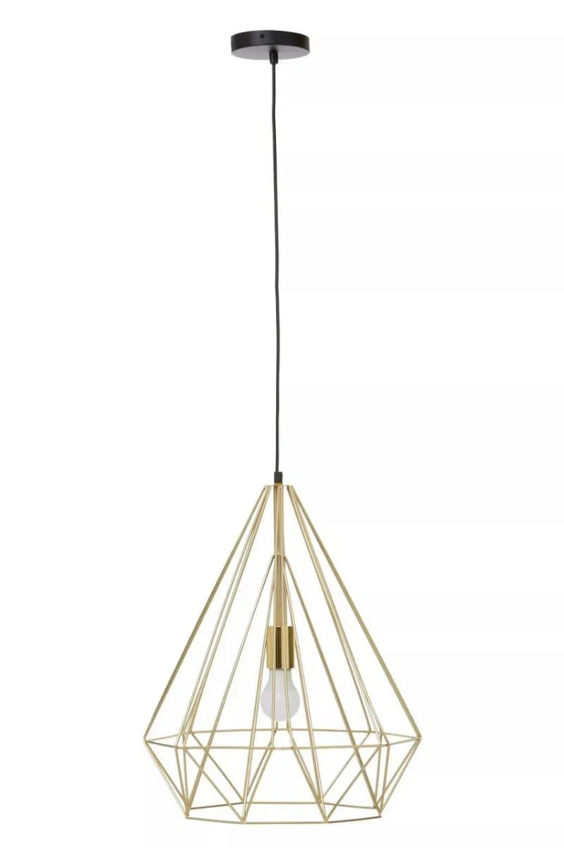 Luxe Gold Conical Pendant Light