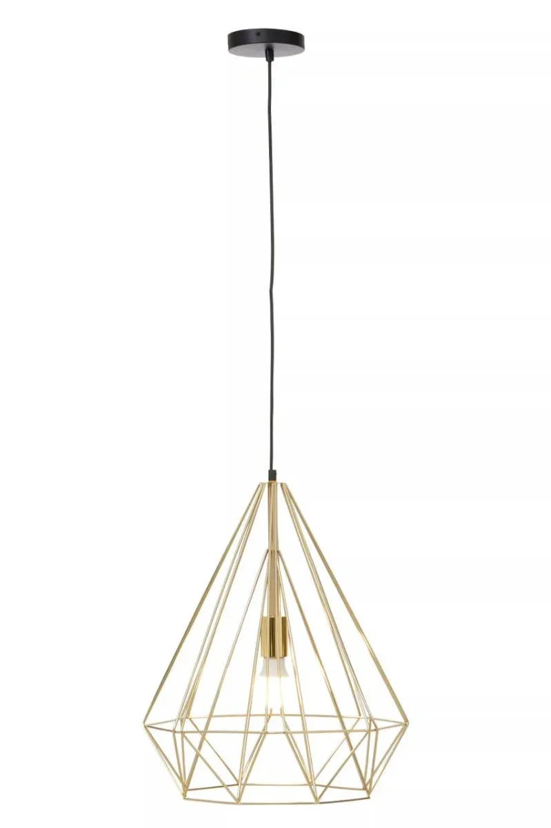Luxe Gold Conical Pendant Light