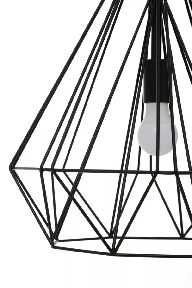 Modern Geometric Iron Pendant Light