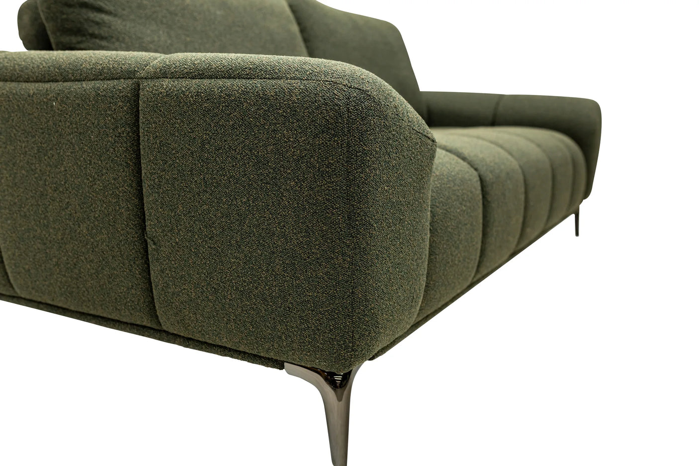 Hallie Fabric 2 Seater - Green