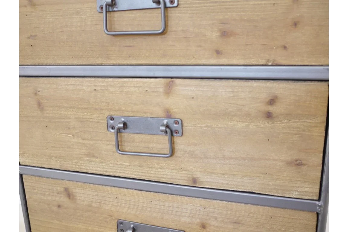 Large Retro Industrial Cabinet - 3687