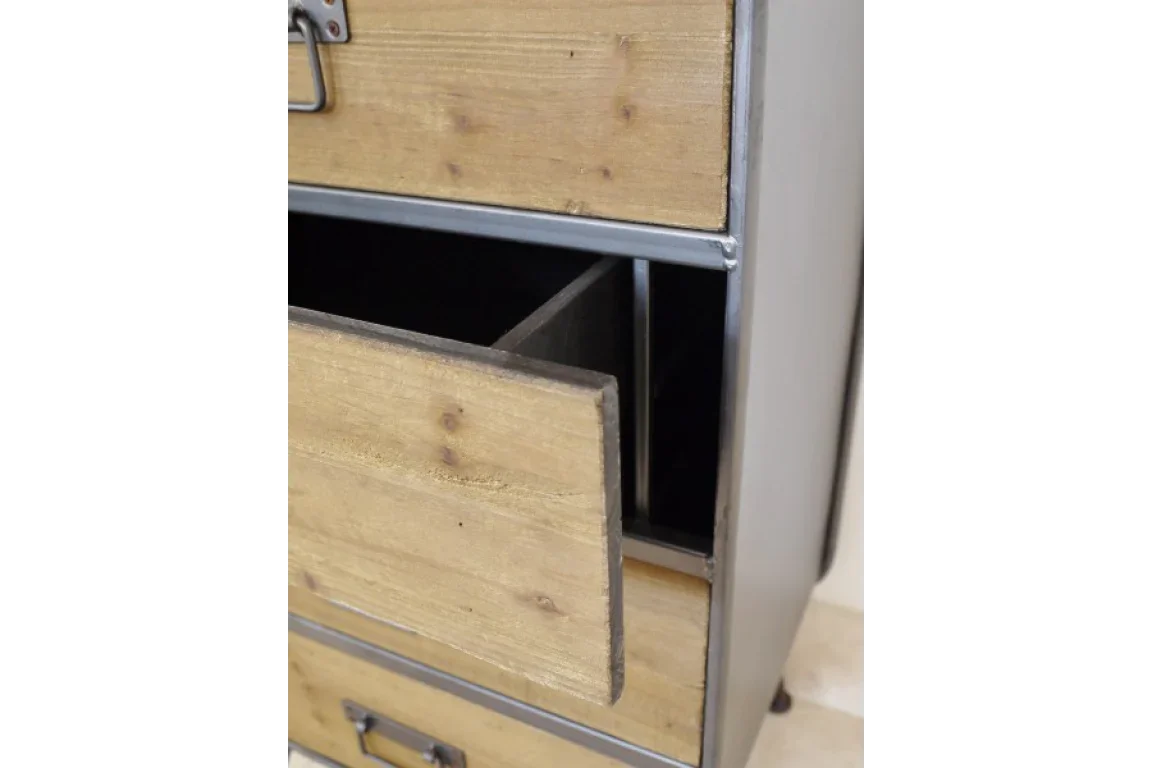 Large Retro Industrial Cabinet - 3687