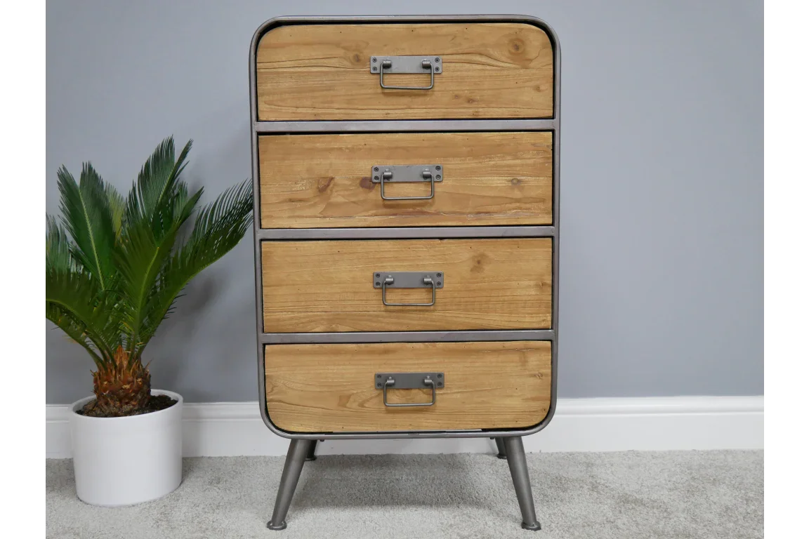 Large Retro Industrial Cabinet - 3687