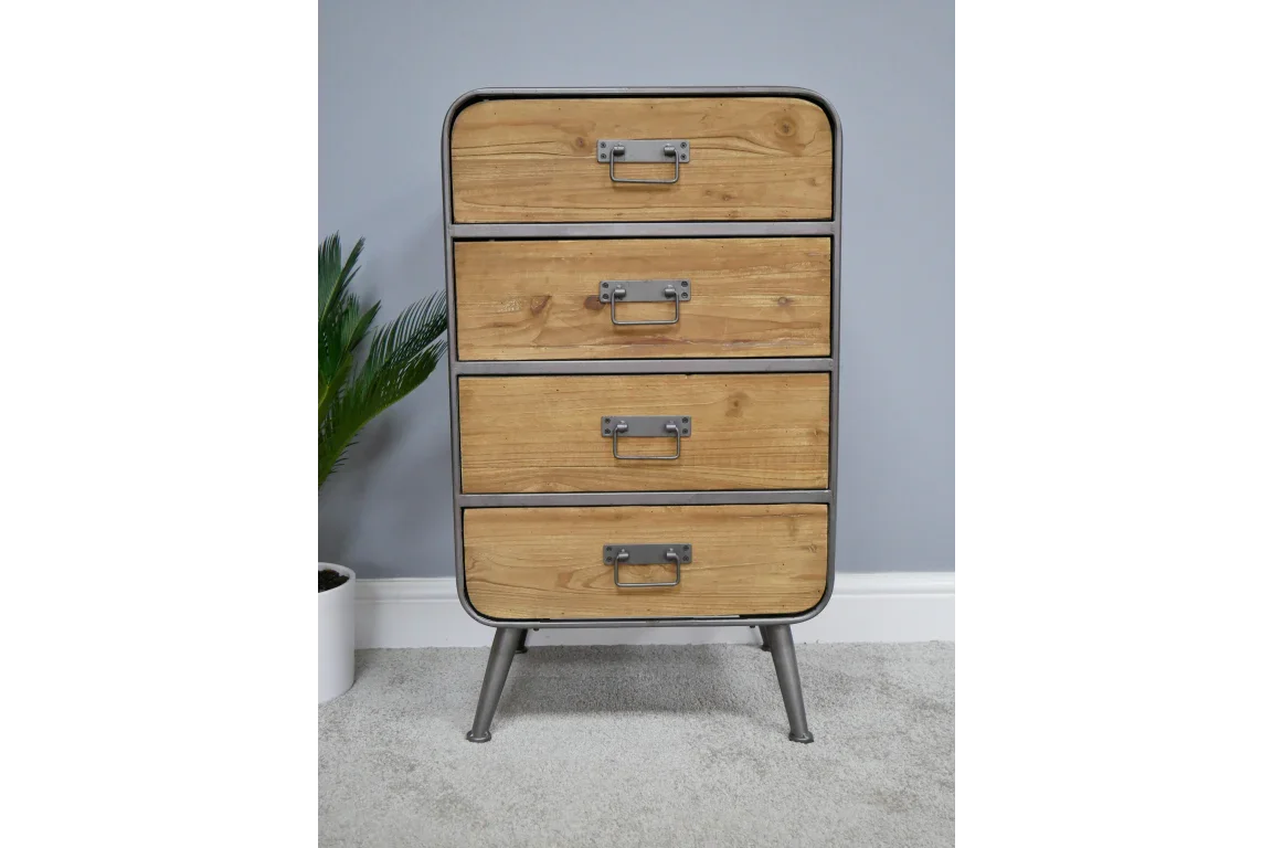 Large Retro Industrial Cabinet - 3687