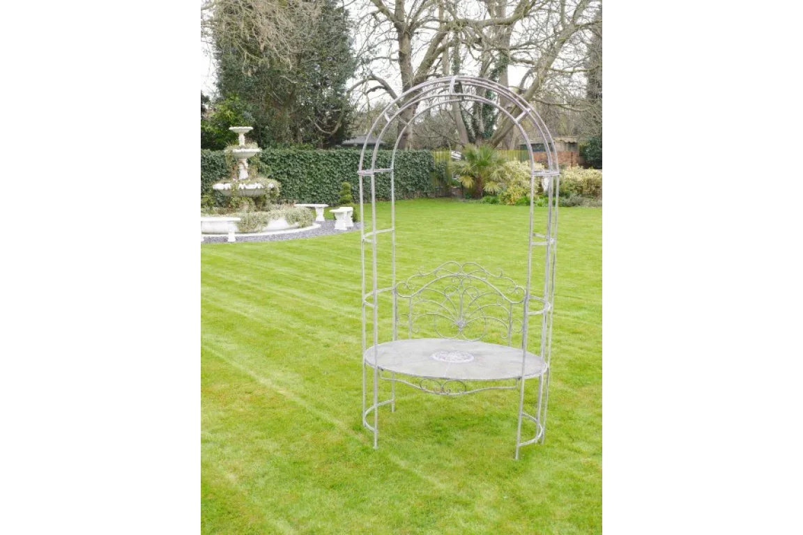 Antique Grey Arch & Seat - 3936