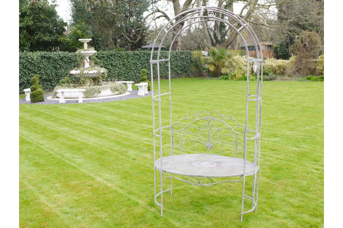 Antique Grey Arch & Seat - 3936