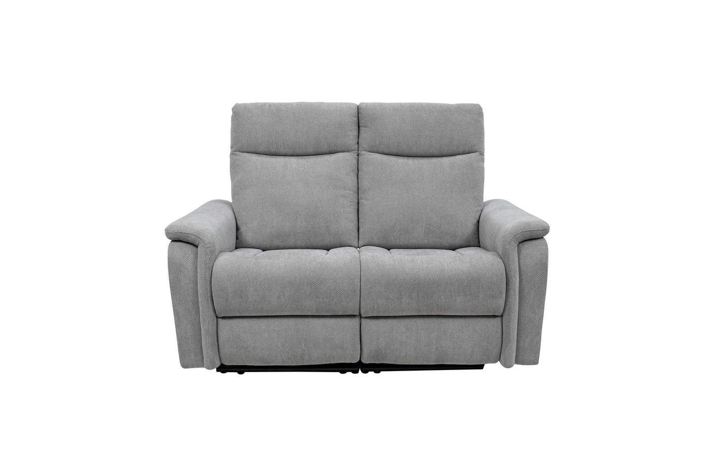 Light Grey Fabric Electric Recliner Sofa - 2 Seater Comfort Seating