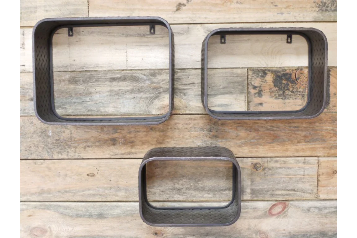 Set Of 3 Wall Shelves - 4269