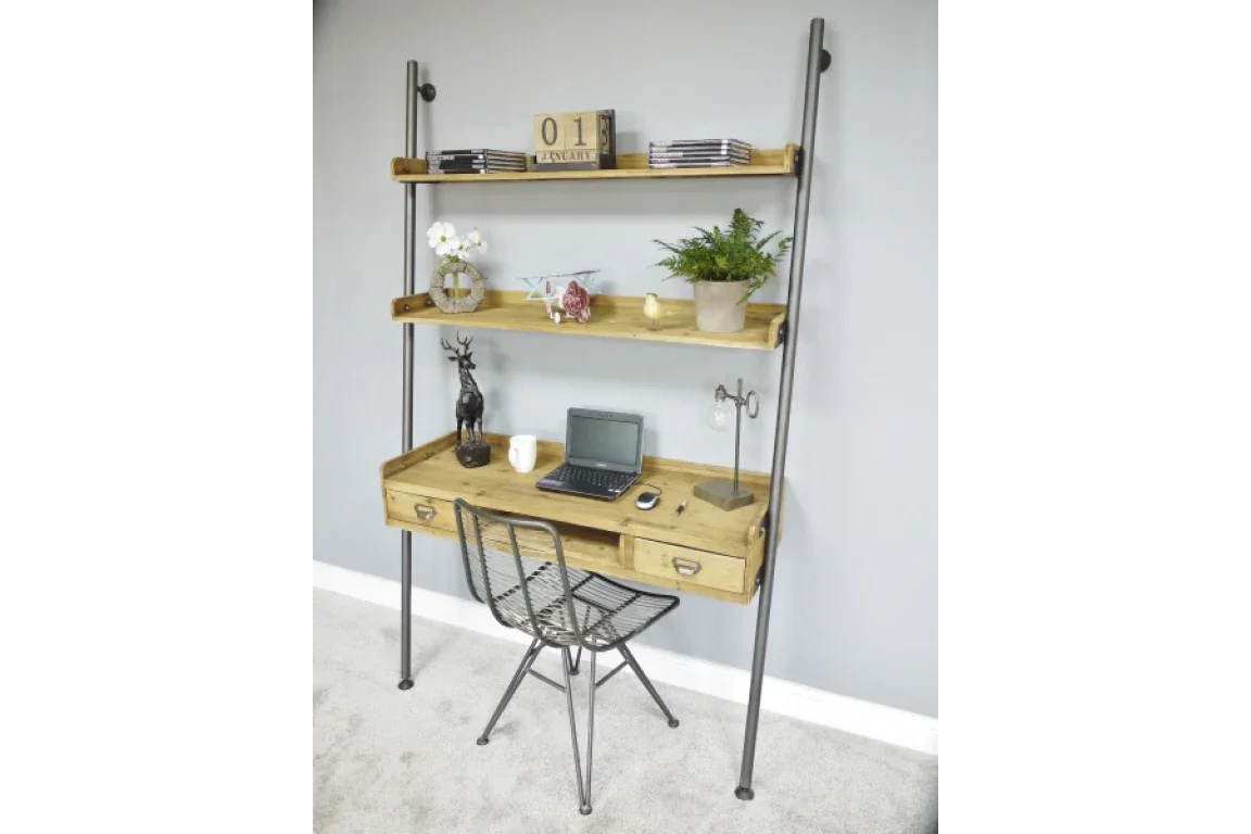 Desk With Shelves - 4330