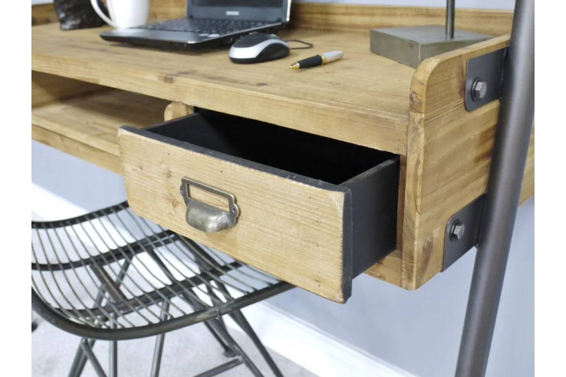 Desk With Shelves - 4330