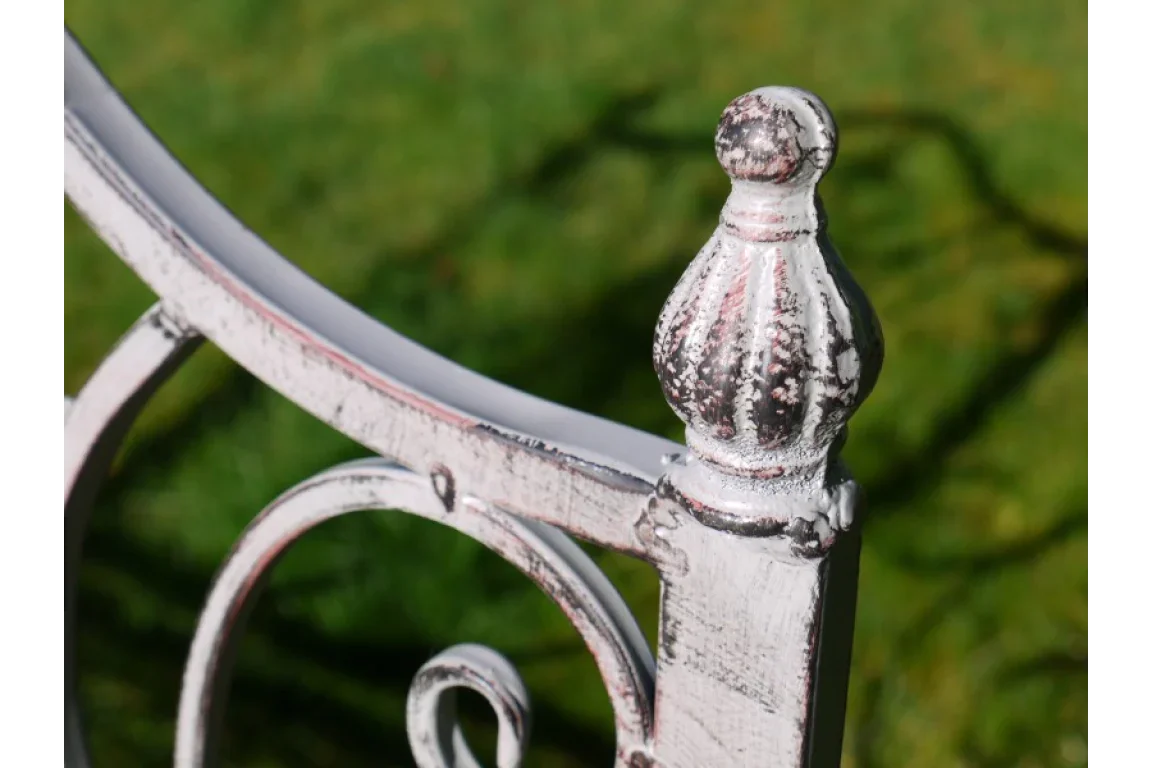 Antique Grey Bench - 4844