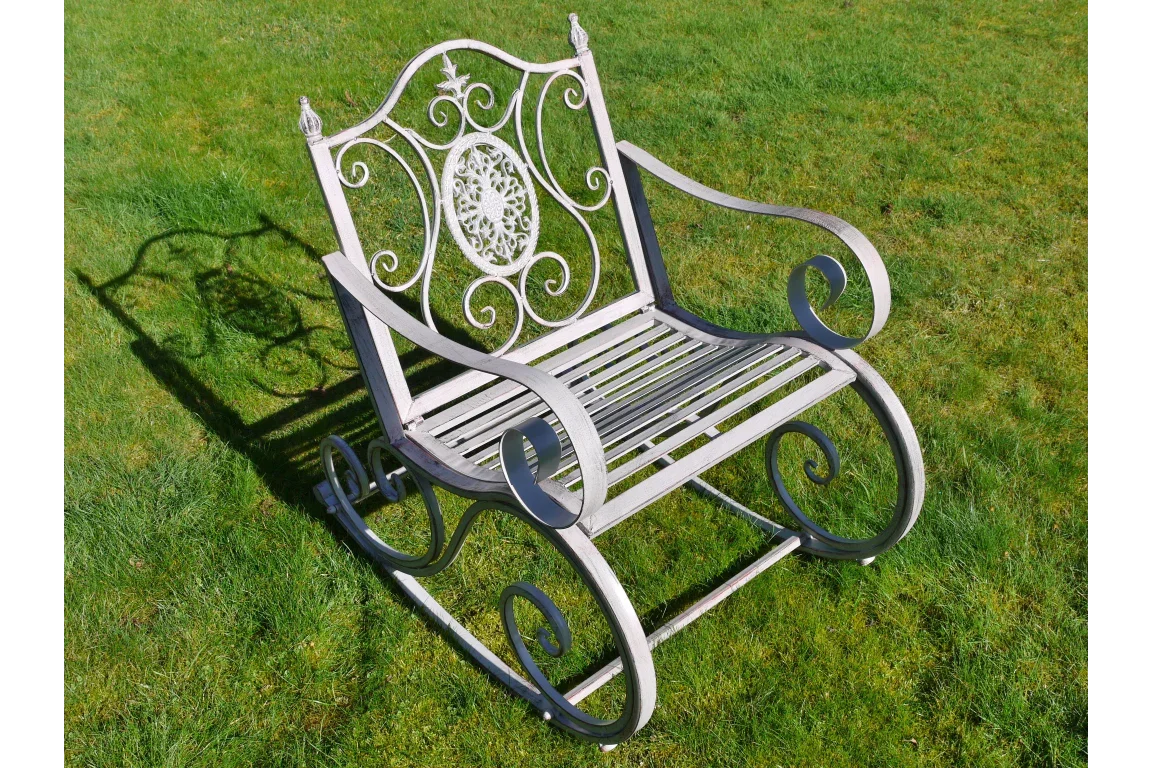 Antique Grey Rocking Chair - 4846