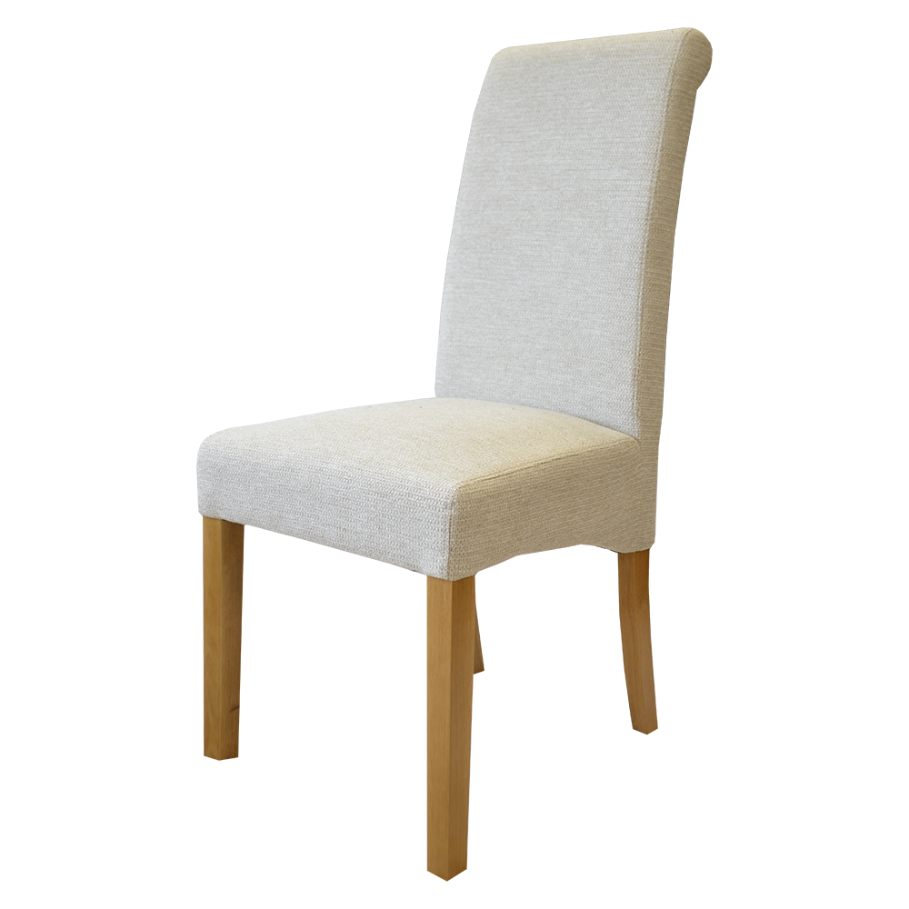Naples Beige Chair (Oak legs)