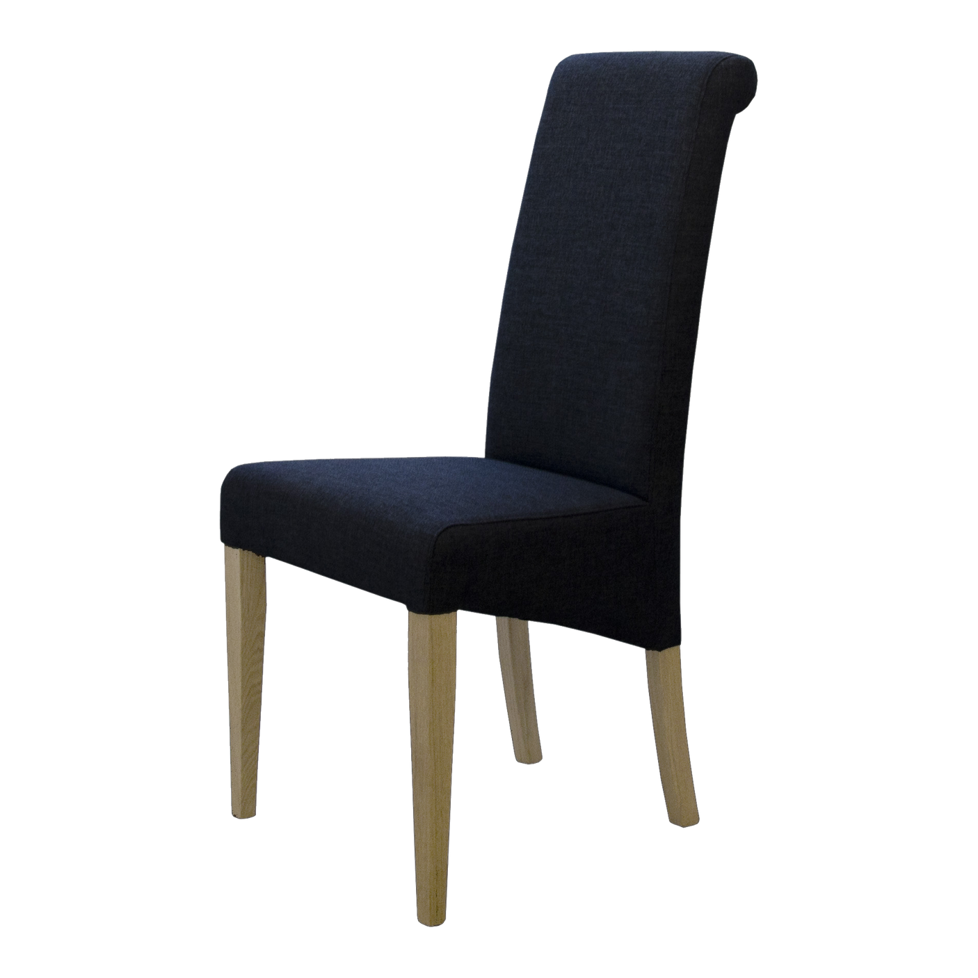 Italia Charcoal Fabric Chair