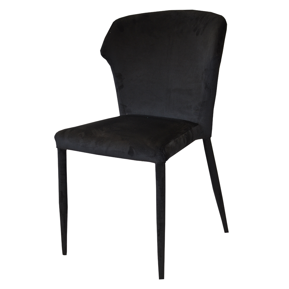 Osaka Velvet Black Chair