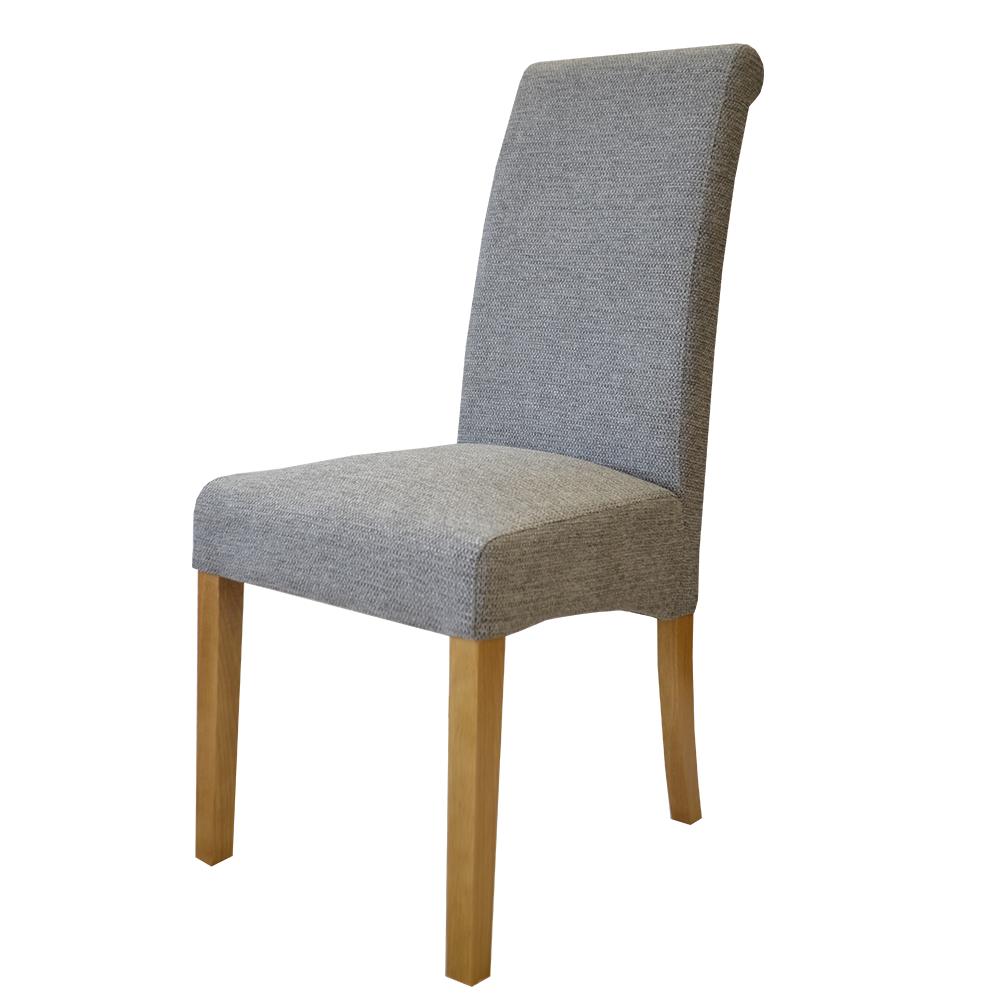 Naples Grey Chair (Oak legs)