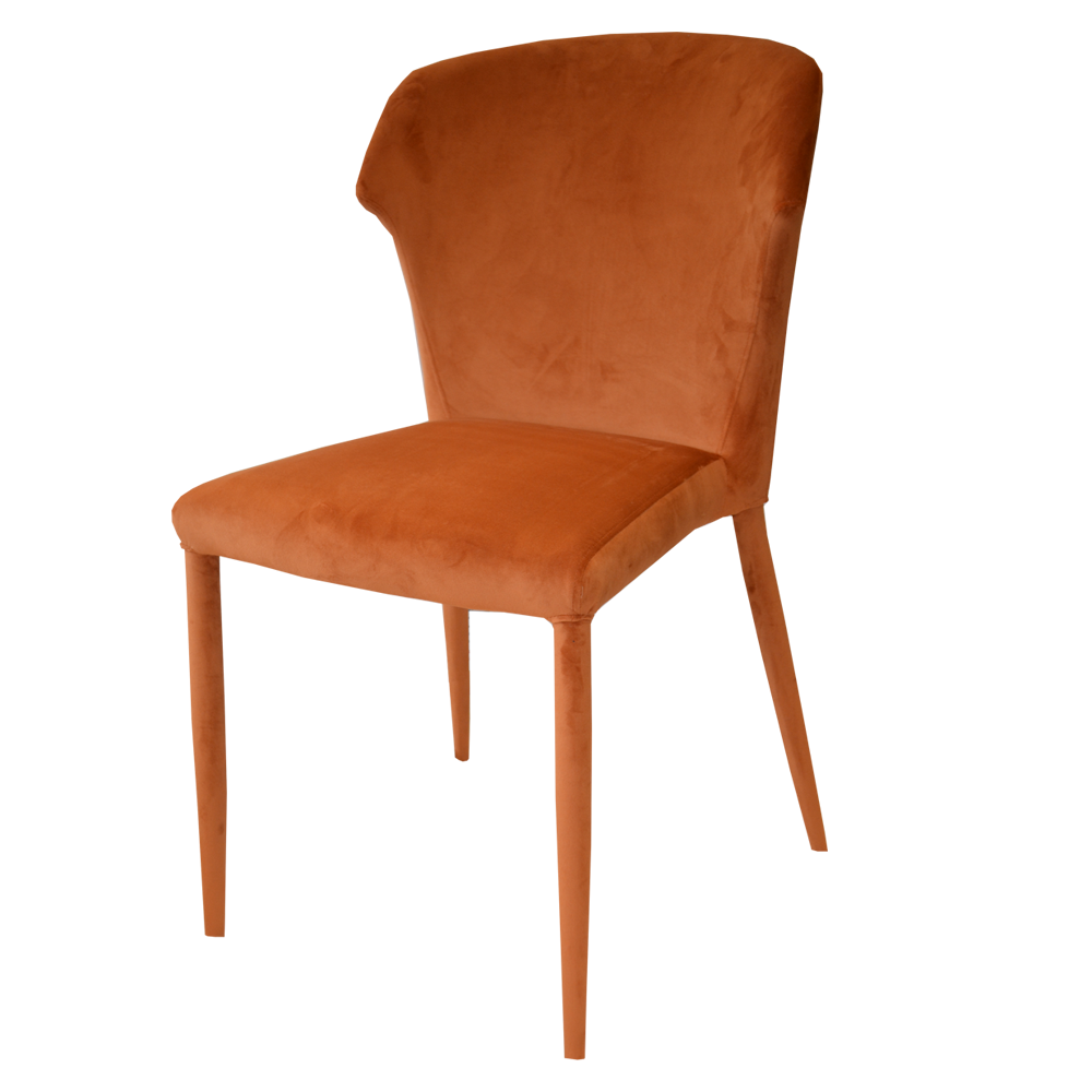 Osaka Velvet Orange Chair