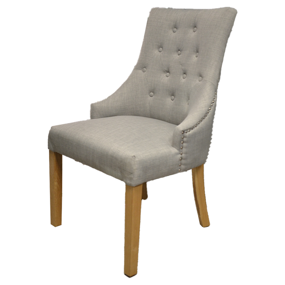 Windsor chair in GREY fabric