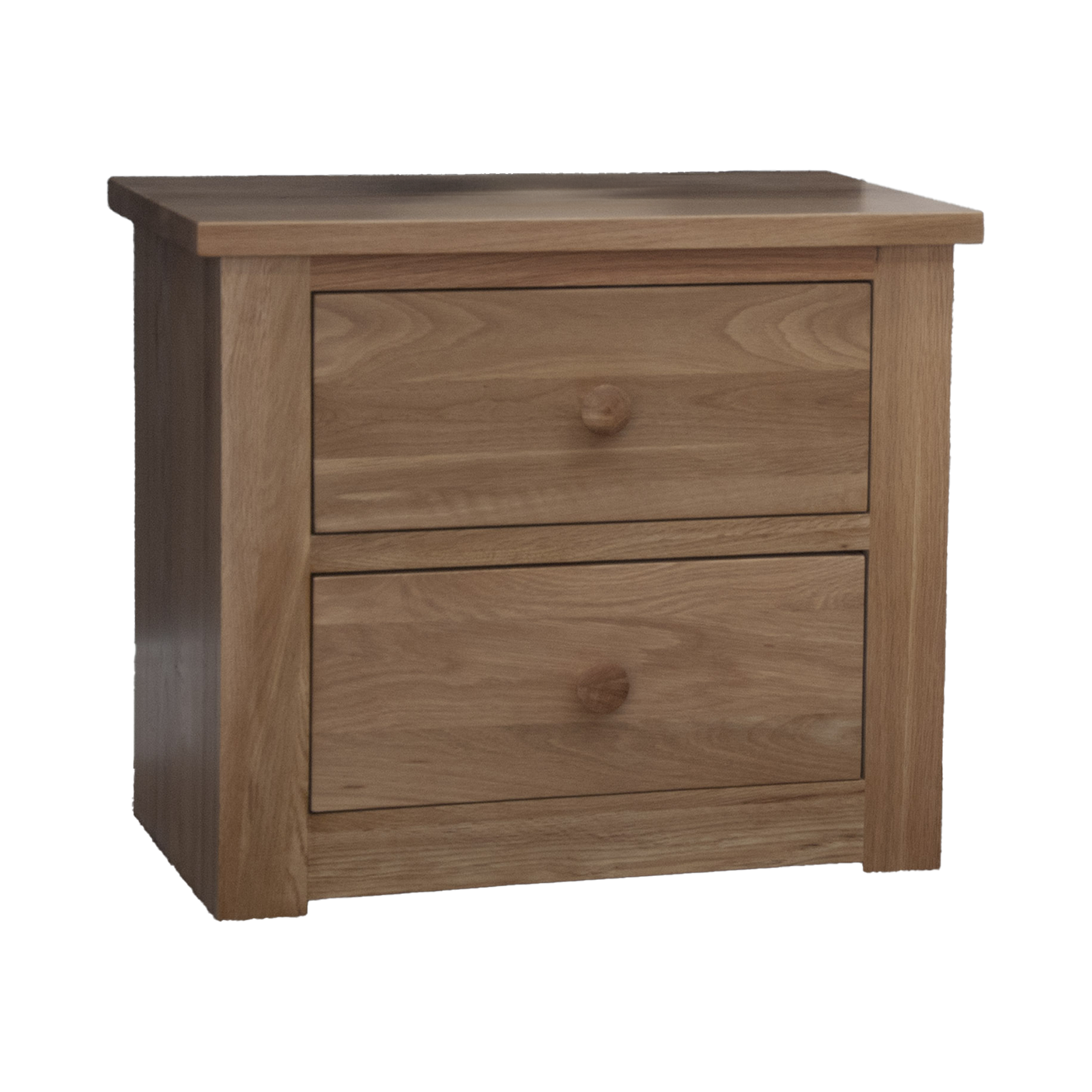 Torino 2 Drawer Wide Bedside Cabinet