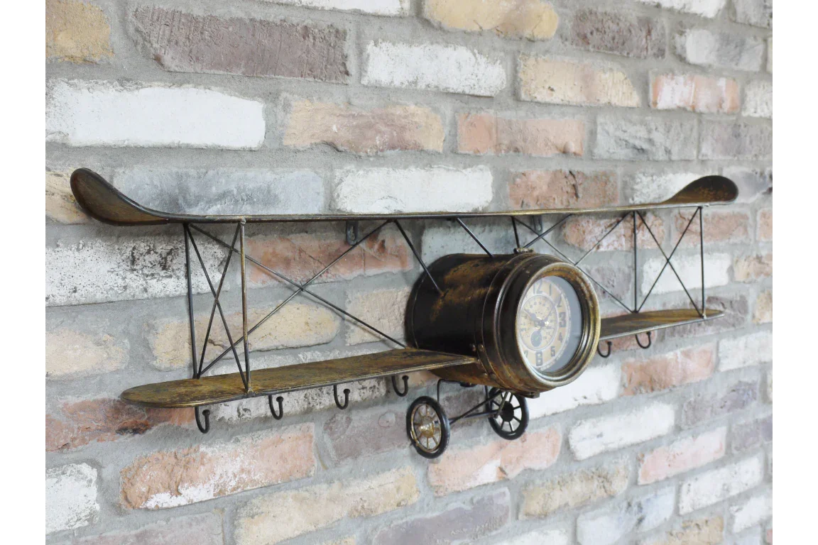 Aeroplane Clock - 5031