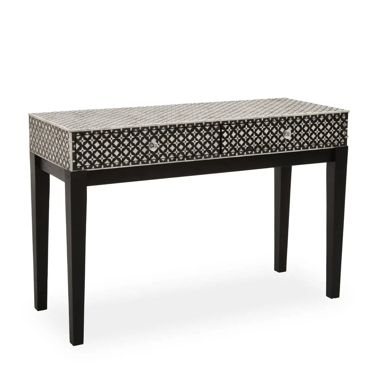 Boho Pearl Inlay Console Table