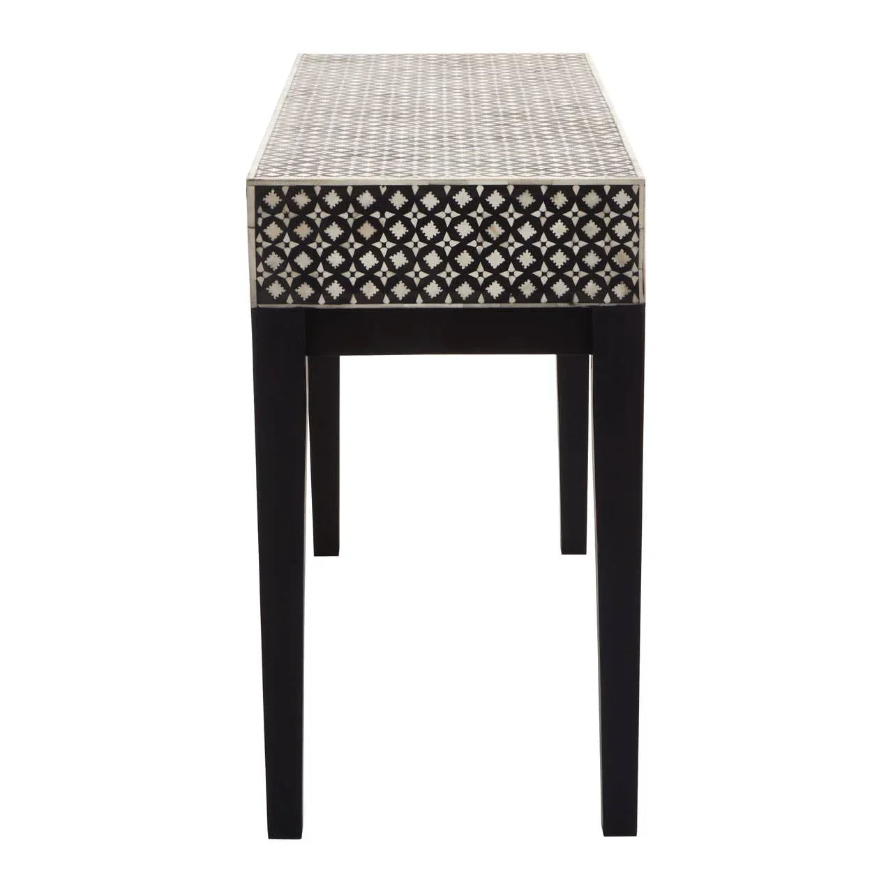 Boho Pearl Inlay Console Table