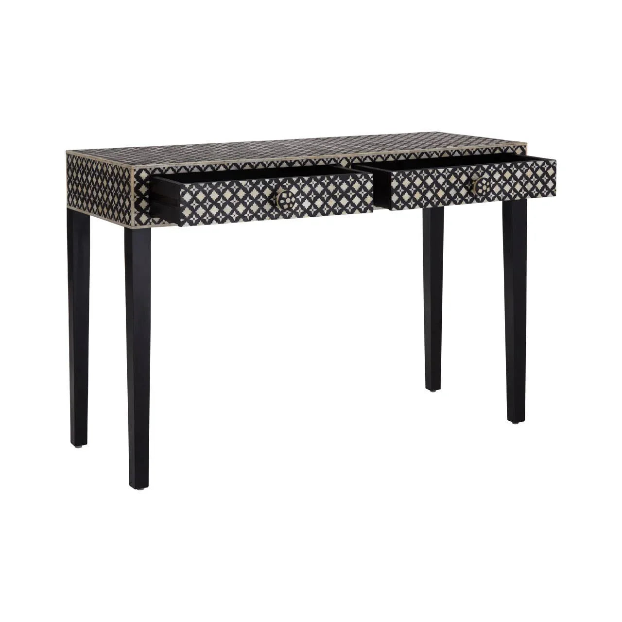 Boho Pearl Inlay Console Table