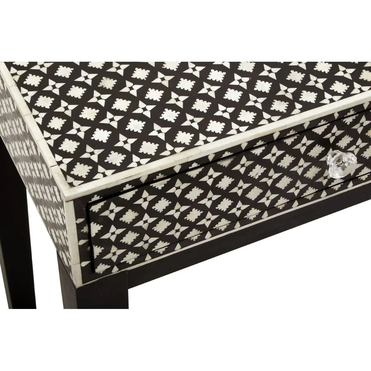 Boho Pearl Inlay Console Table