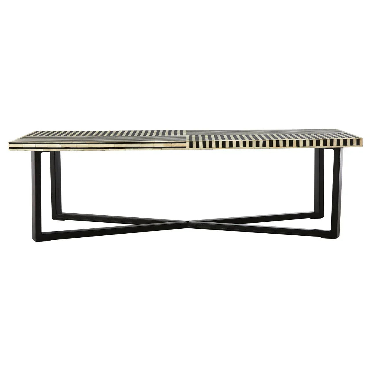 Boho Bone Inlay Coffee Table