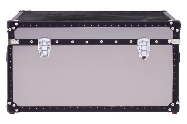Monochrome Cowhide Storage Trunk