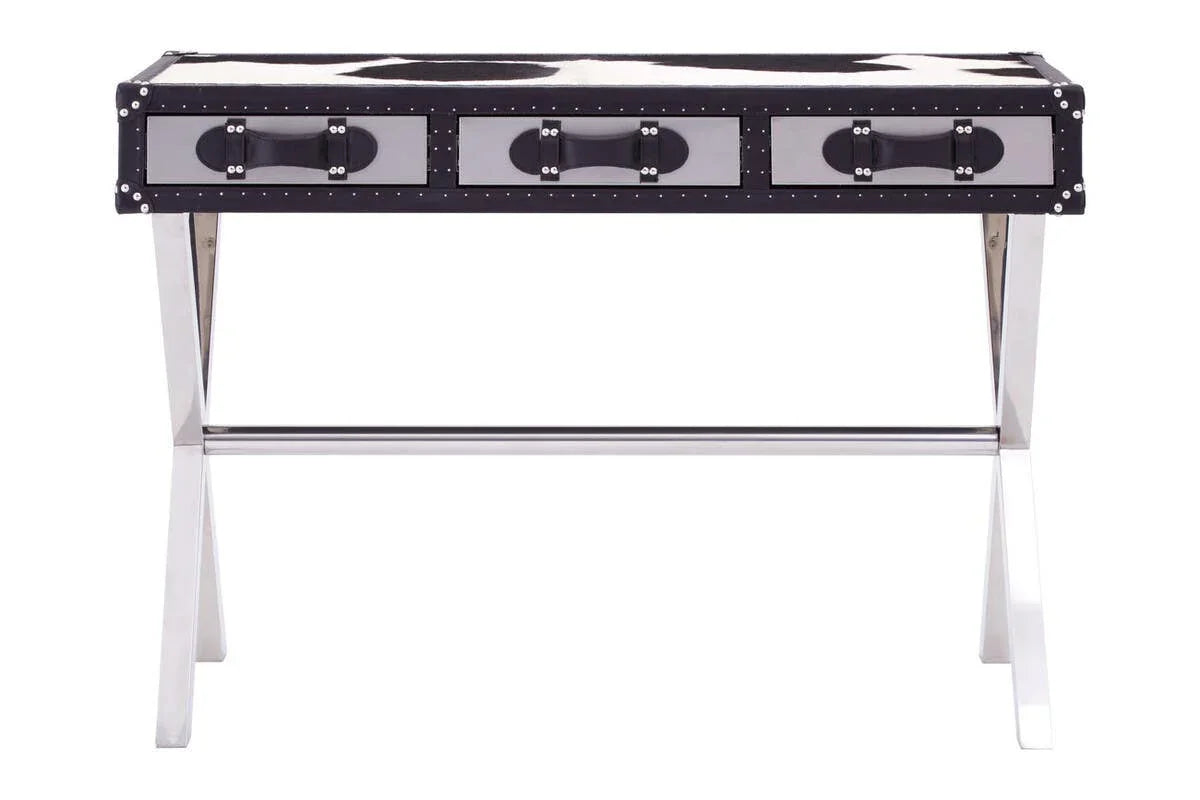 Cowhide Console Table - Kensington