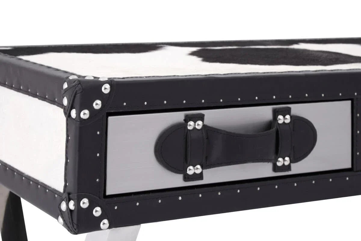 Cowhide Console Table - Kensington