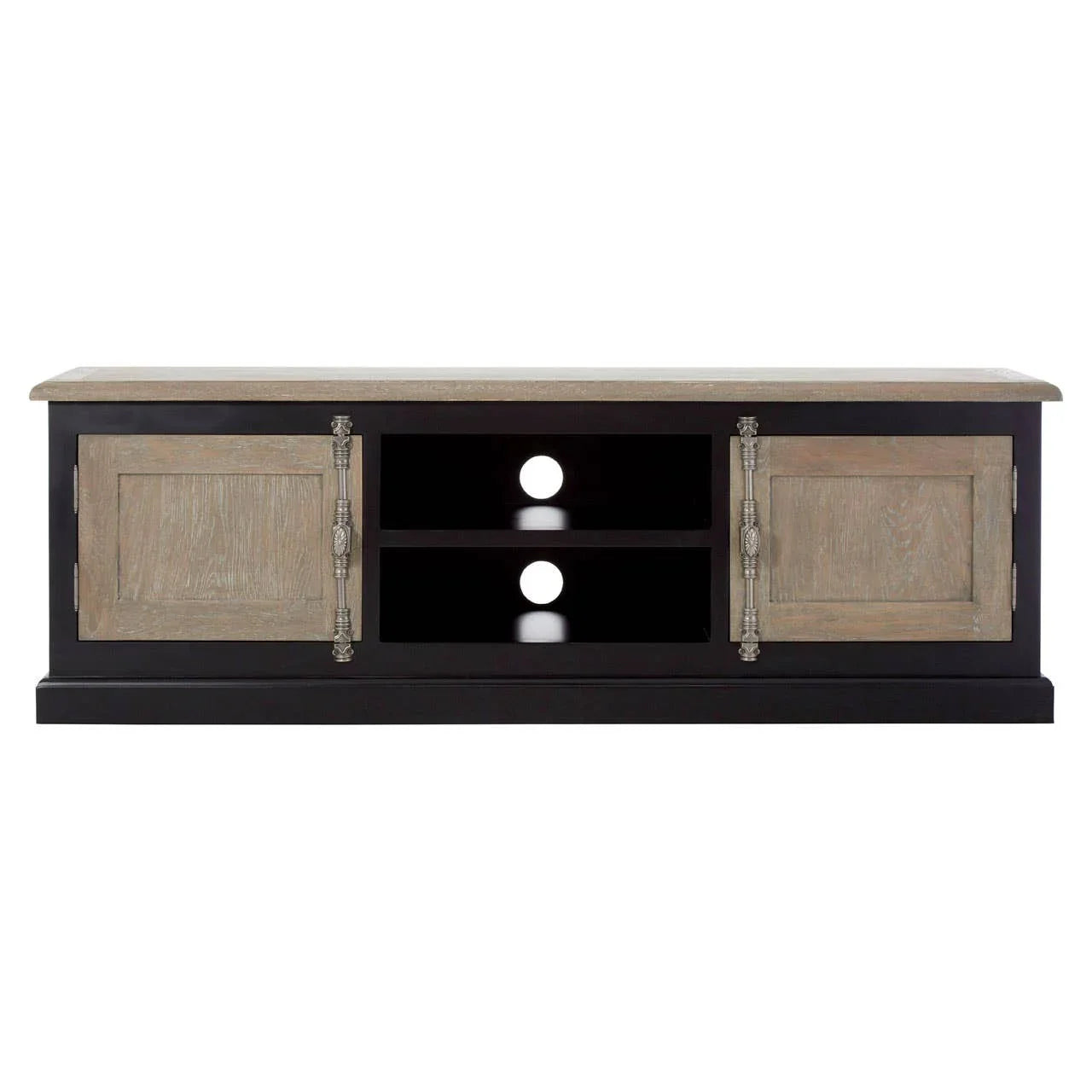 Modern Oak Media Console