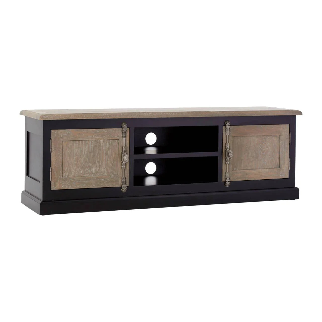 Modern Oak Media Console
