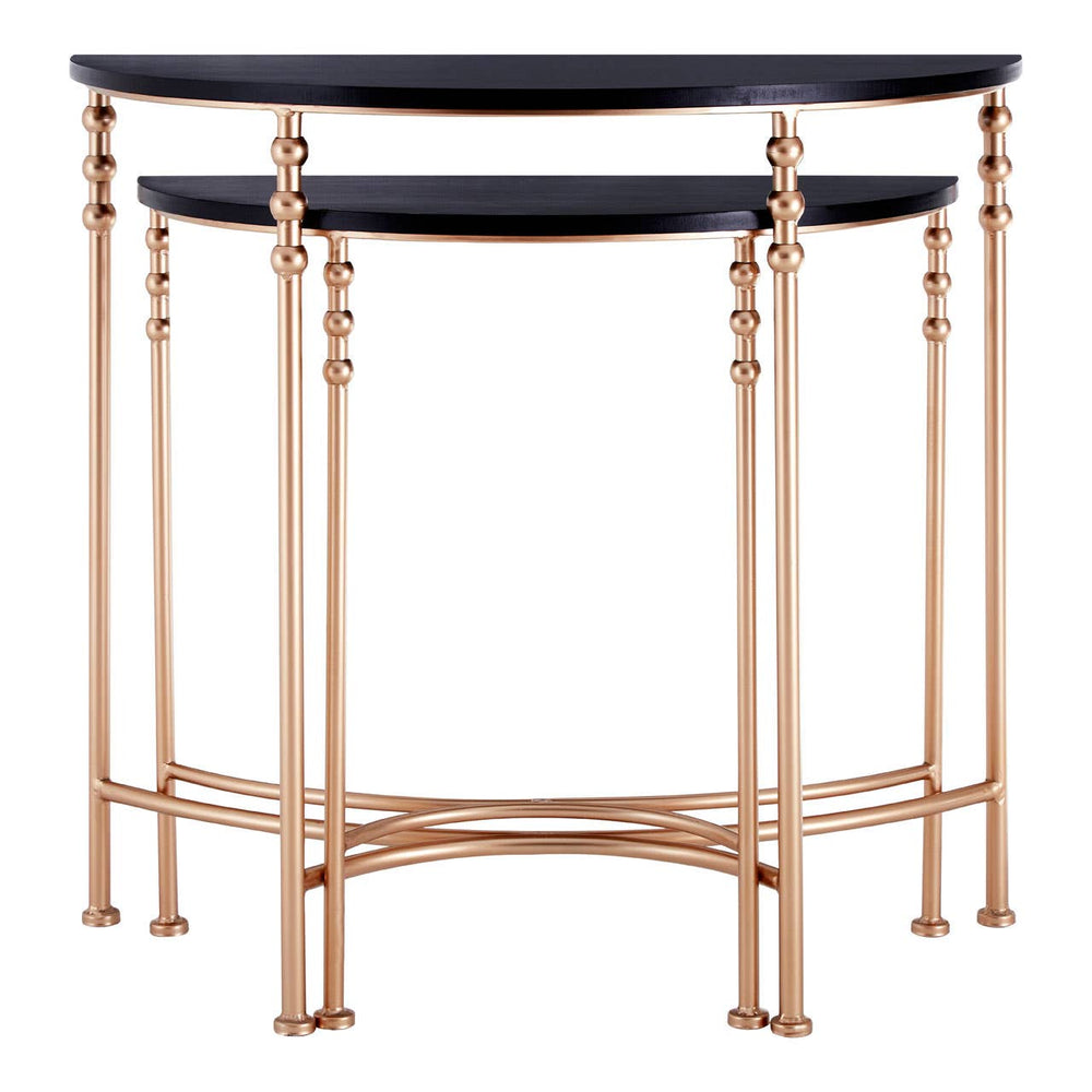 Rose Gold & Black Console