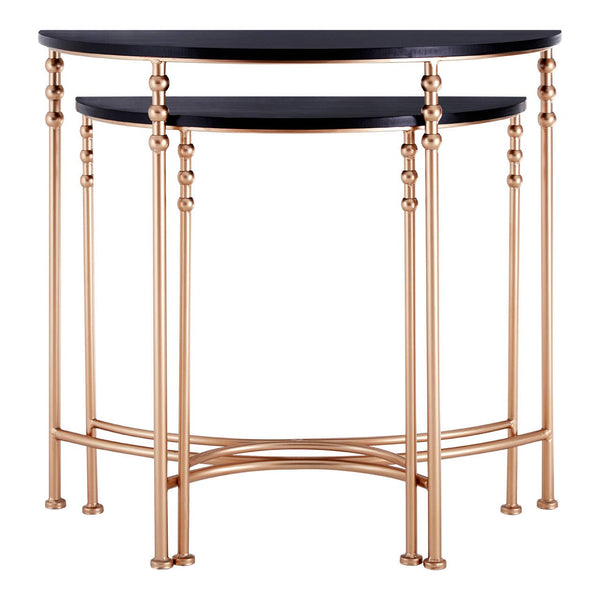 Rose Gold & Black Console