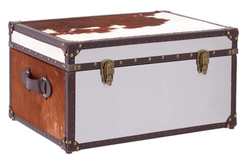Luxe Cowhide Storage Trunk