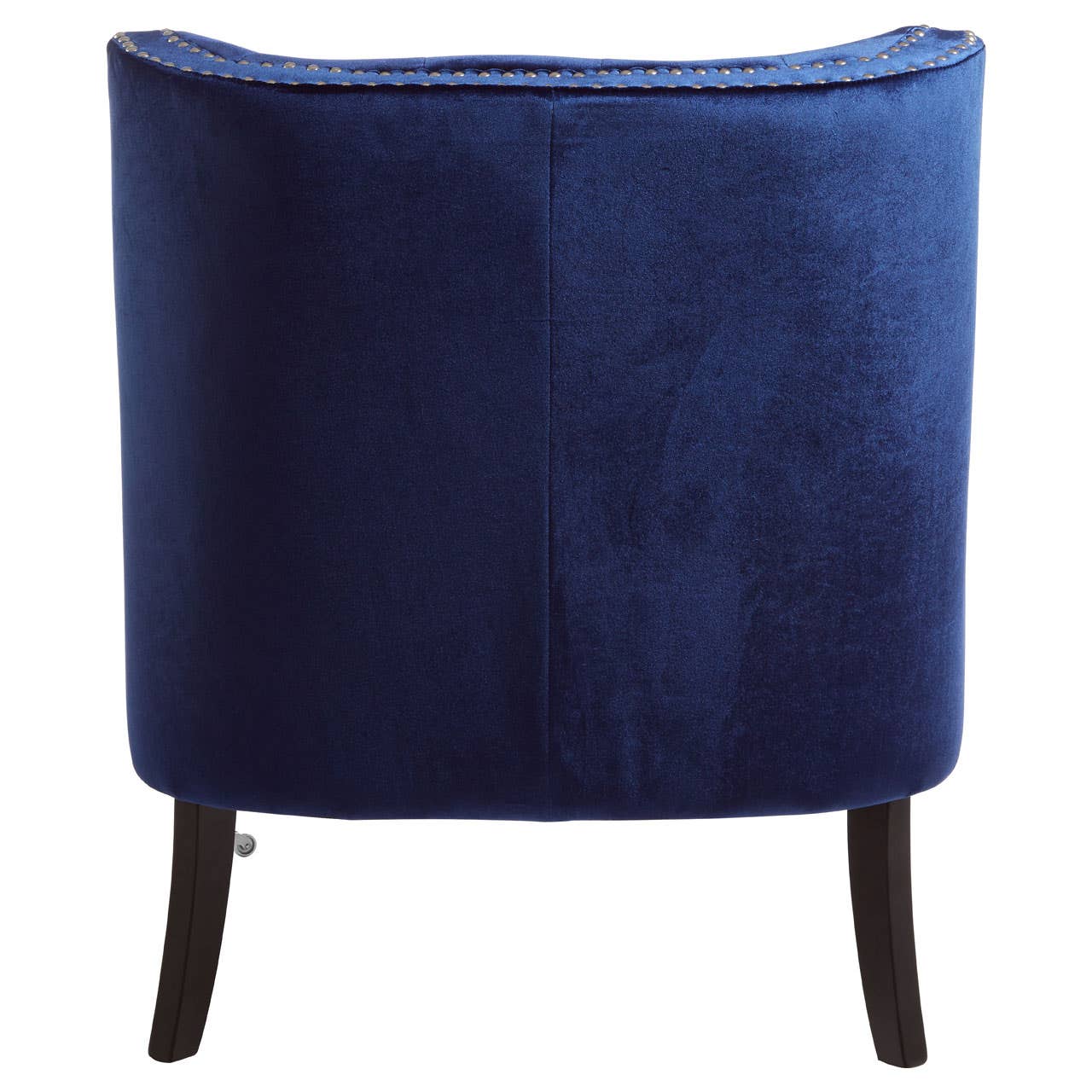 Luxe Blue Velvet Accent Chair