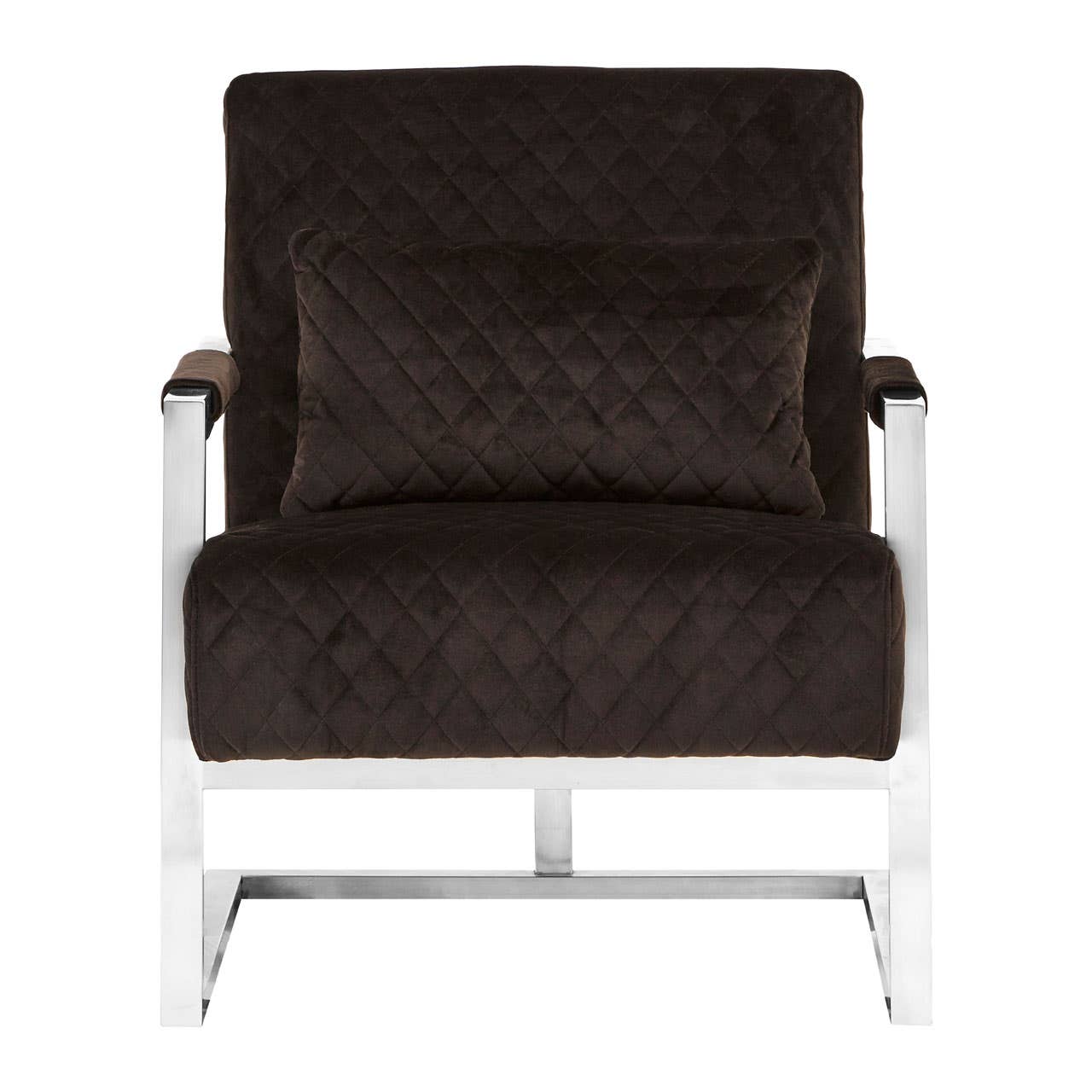 Luxe Black Velvet Armchair