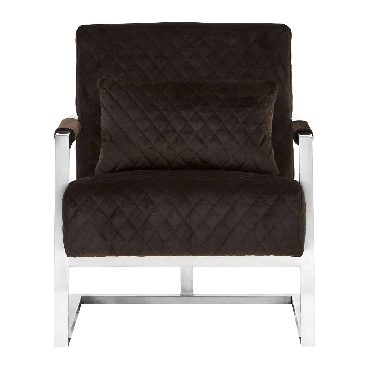 Luxe Black Velvet Armchair