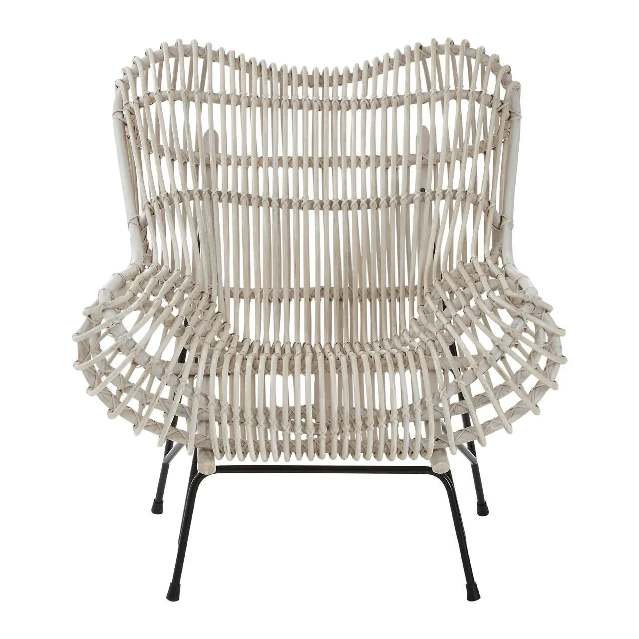 Rattan Cage Accent Chair